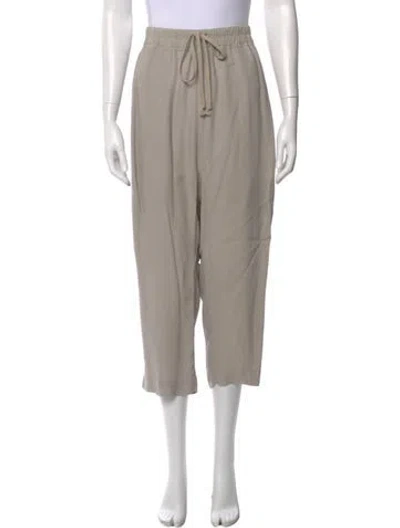 Pre-owned Rick Owens Straight Leg Pants In Gray