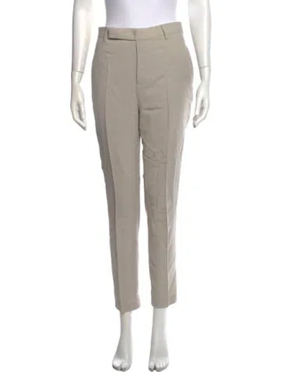 Pre-owned Rick Owens Straight Leg Pants In Grey