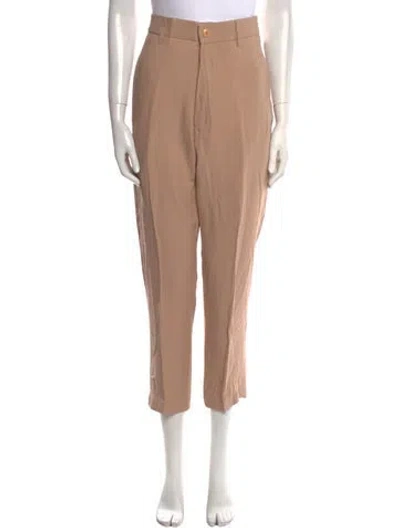 Pre-owned Rick Owens Straight Leg Pants In Neutral