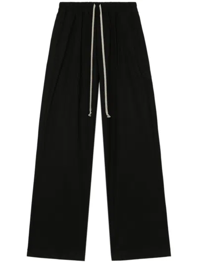 Rick Owens Straight-leg Trousers In 黑色