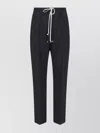 Rick Owens Straight Leg Trousers Eyelet Accents In Multi