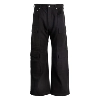 RICK OWENS MULTI-POCKET CARGO TROUSERS