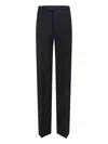 Rick Owens Dietrich Pressed Crease Trousers In Black