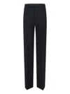 Rick Owens Dietrich Pressed Crease Trousers In Black