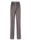 Rick Owens Women Straight Pants In Grey