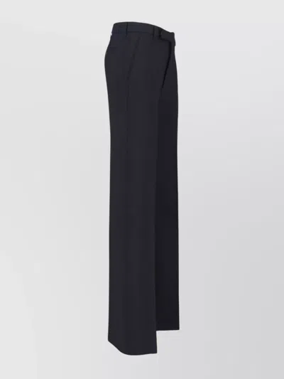 Rick Owens Straight Trousers With Belt Loops And Buttoned Back Pocket In Multi