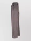 Rick Owens Straight Trousers With Elastic Waistband And Pockets