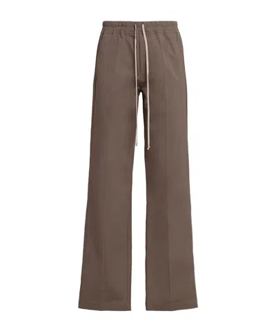 Rick Owens Straight-leg Casual Pants In Brown