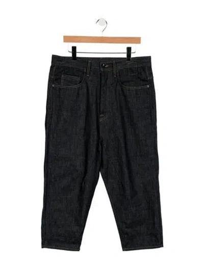 Pre-owned Rick Owens Straight-leg Jeans In Black
