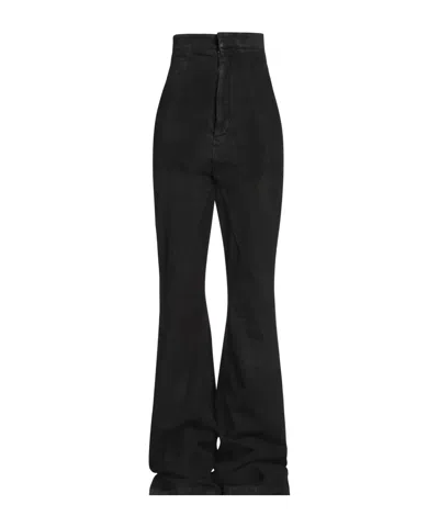 Rick Owens Straightleg Jeans In Black