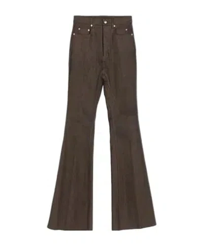 Rick Owens Straight-leg Jeans In Black