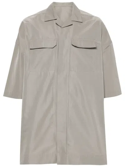 RICK OWENS STRAP-DETAIL SHIRT