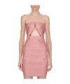 Rick Owens Strapless Dress In Pink