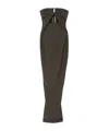 Rick Owens Strapless Keyhole Dress In Multi