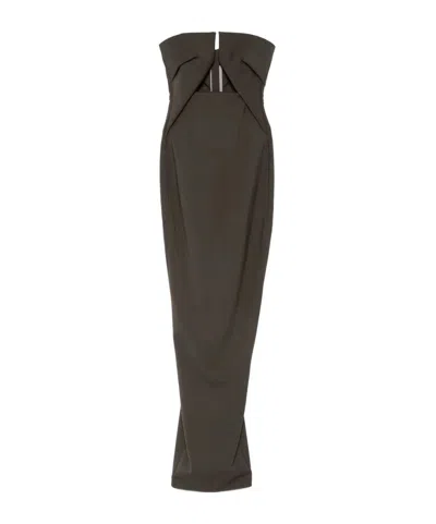 RICK OWENS RICK OWENS CONCORDIANS PRONG GOWN