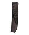 Rick Owens Strapless Long Top In Black