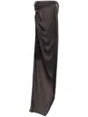 Rick Owens Strapless Long Top In Grey