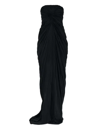 RICK OWENS RICK OWENS STRAPLESS MAXI DRESS