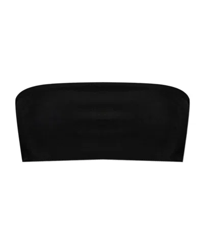 Rick Owens Strapless Top In Black