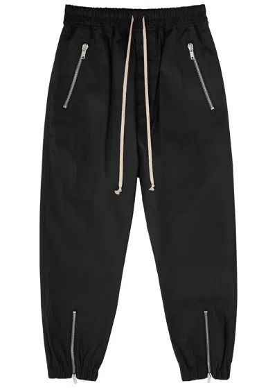 RICK OWENS RICK OWENS STRETCH-COTTON POPLIN SWEATPANTS