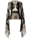 Rick Owens Printed Long Sleeve Top