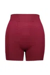 Rick Owens Stretch Ribbed Fitted Briefs In Fuchsia