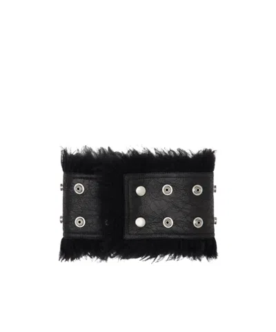 Rick Owens Strobe Neck Strap In Black
