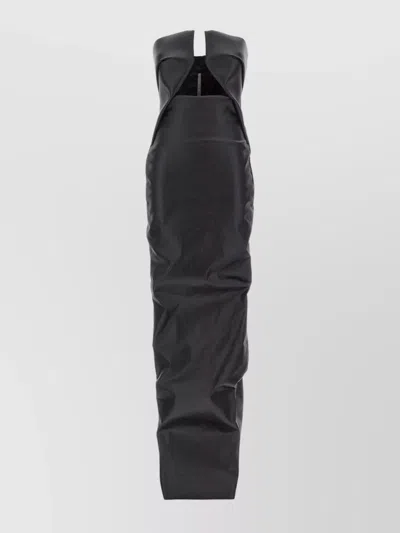 RICK OWENS STRUCTURED SILHOUETTE GOWN DRESS