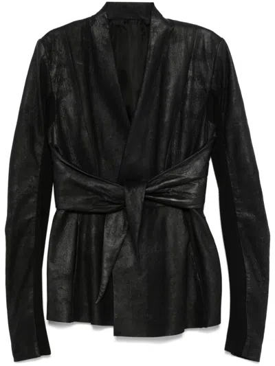 Rick Owens Strutter Jacket In Black