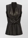 Rick Owens Black Sleeveless Strutter Vest