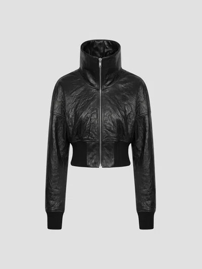 Rick Owens Stylish Bomber Jacket For Fall 26 In Black