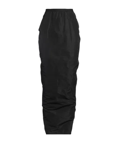 Rick Owens Stylish Solid Color Pencil Skirt In Black