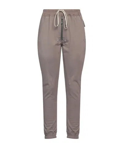 Rick Owens Stylish Solid Color Sports Pants In Gray