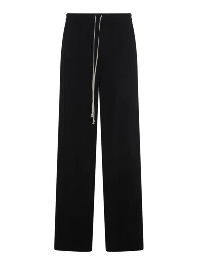 Rick Owens Stylish Wool Trousers For Men In Black