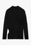 Rick Owens Subhuman Sweater In Black