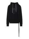 Rick Owens Drkshdw Oversized Hoodie In Black