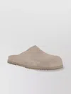 Rick Owens Suede Mules Round Toe