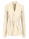 Rick Owens Wrap Design Ls Strutter With Customizable Fit In Neutral