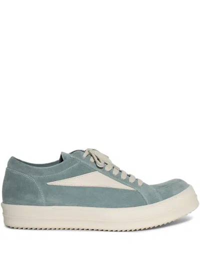 Rick Owens Suede Sneakers In Blue