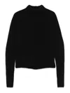 Rick Owens Headon Lupetto Sweater In Black