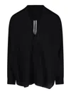 Rick Owens Shirt In Shirt In Black