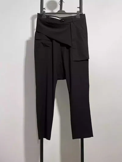 Pre-owned Rick Owens Suit Pants In Black