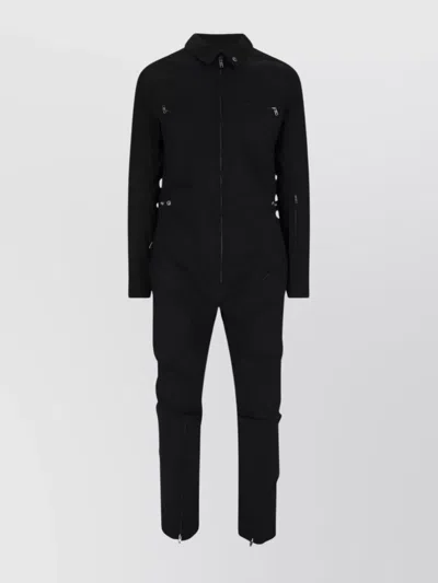 RICK OWENS SUIT WITH LONG SLEEVES AND MULTIPLE POCKETS