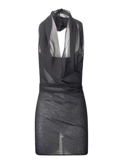 Rick Owens Sunburn Halter In Black
