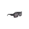 Rick Owens Black Acetate Sunglasses
