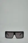 Rick Owens Documenta Flat-brow Sunglasses In Black