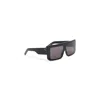 Rick Owens Black Acetate Sunglasses