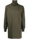 Rick Owens Surf T Roll-neck Sweatshirt In Grün