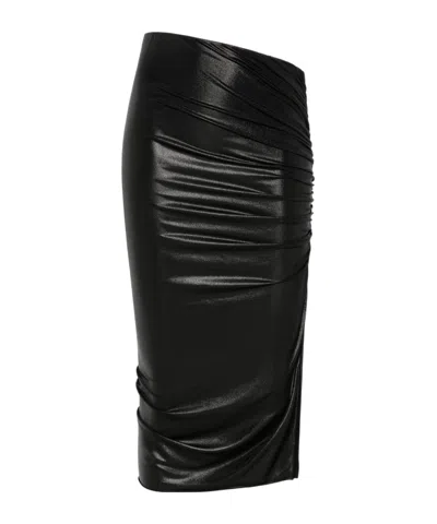 RICK OWENS RICK OWENS LILIES SLIT DETAILED RUCHED SKIRT