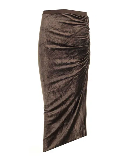 RICK OWENS SVITA MIDI SKIRT